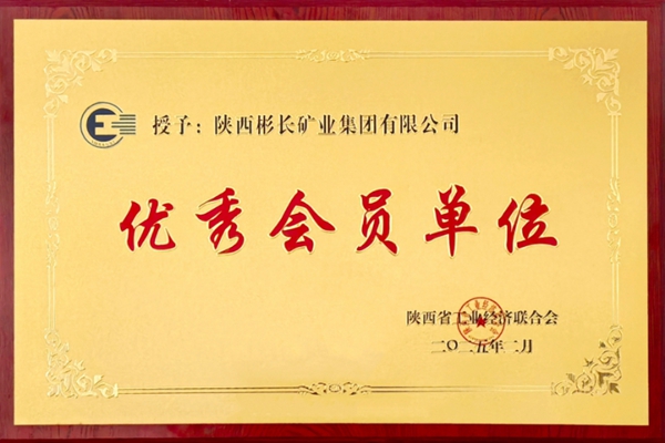 2025年2月，公司榮獲陜西省工業經濟聯合會“優秀會員單位”稱號.jpg
